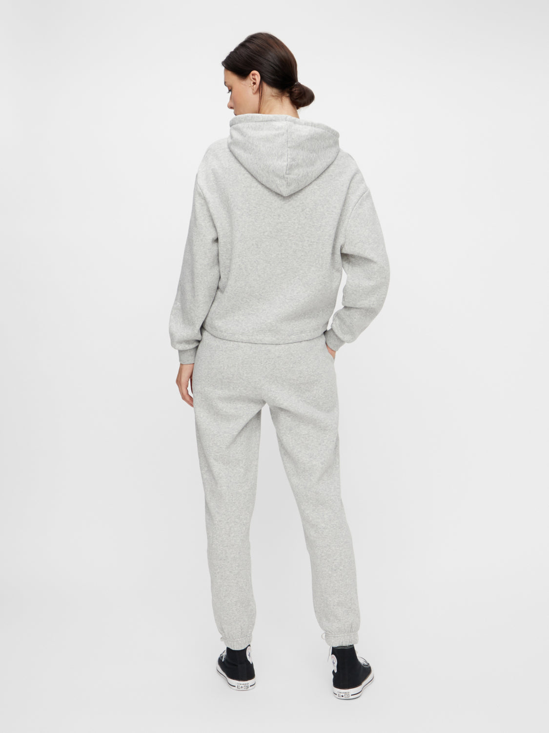 PCCHILLI Hoodie - light grey melange